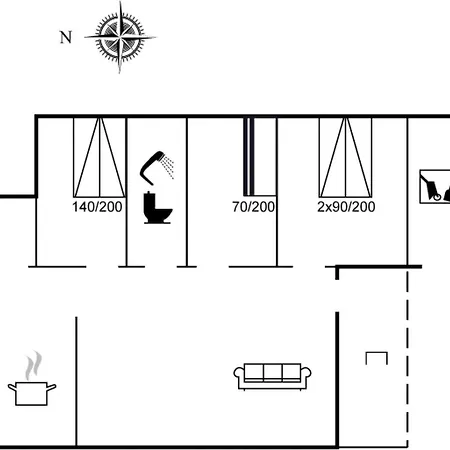 Сasa de vacaciones Thera - 2-8km From The Sea By Interhome *