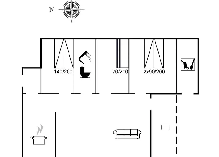 Hébergement de vacances Thera - 2-8km From The Sea By Interhome *